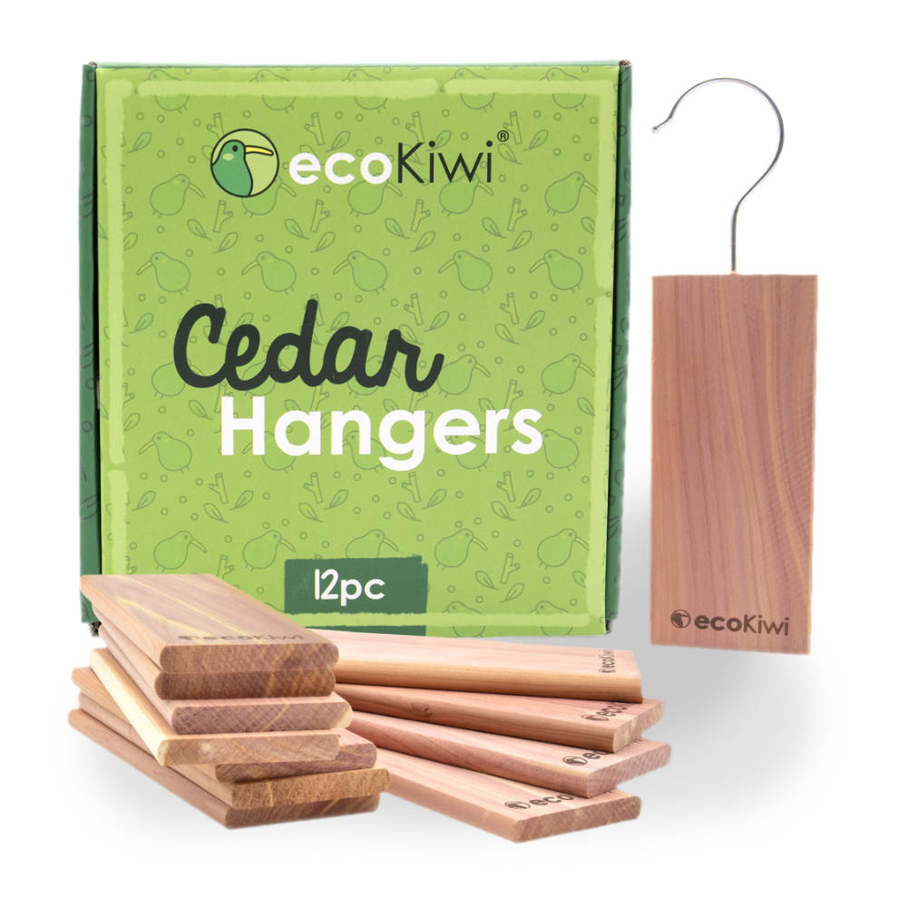 Cedar hangers that repel clothes moths
